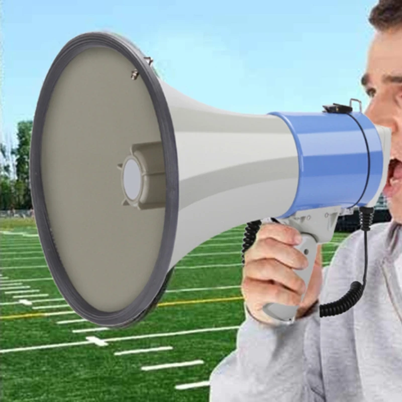 

Outdoor Handheld Megaphone Speaker Booth 50W High Power Recordable Loudspeaker Tweeter