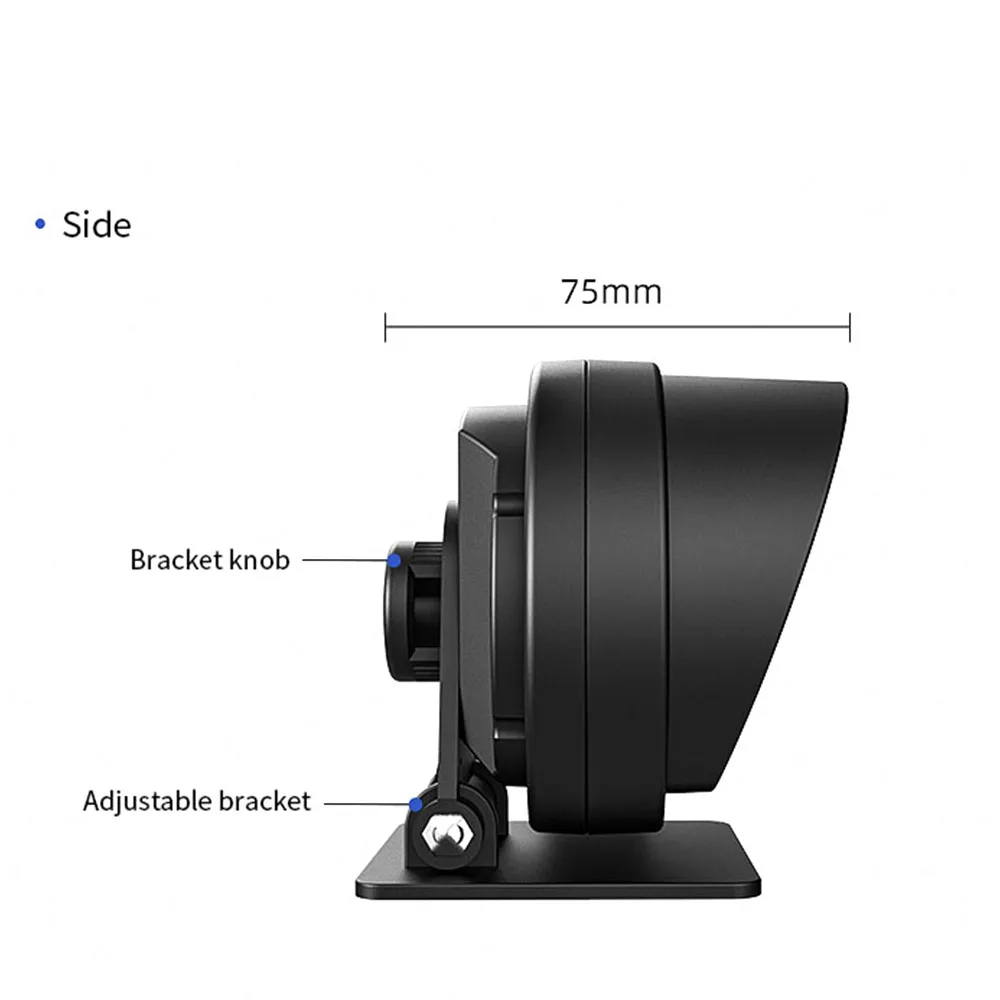 

Head Up Display OBD2+GPS Smart Gauge Auto Display Water&Oil Temp RPM Display Security Alarm Digital Odometer Car HUD