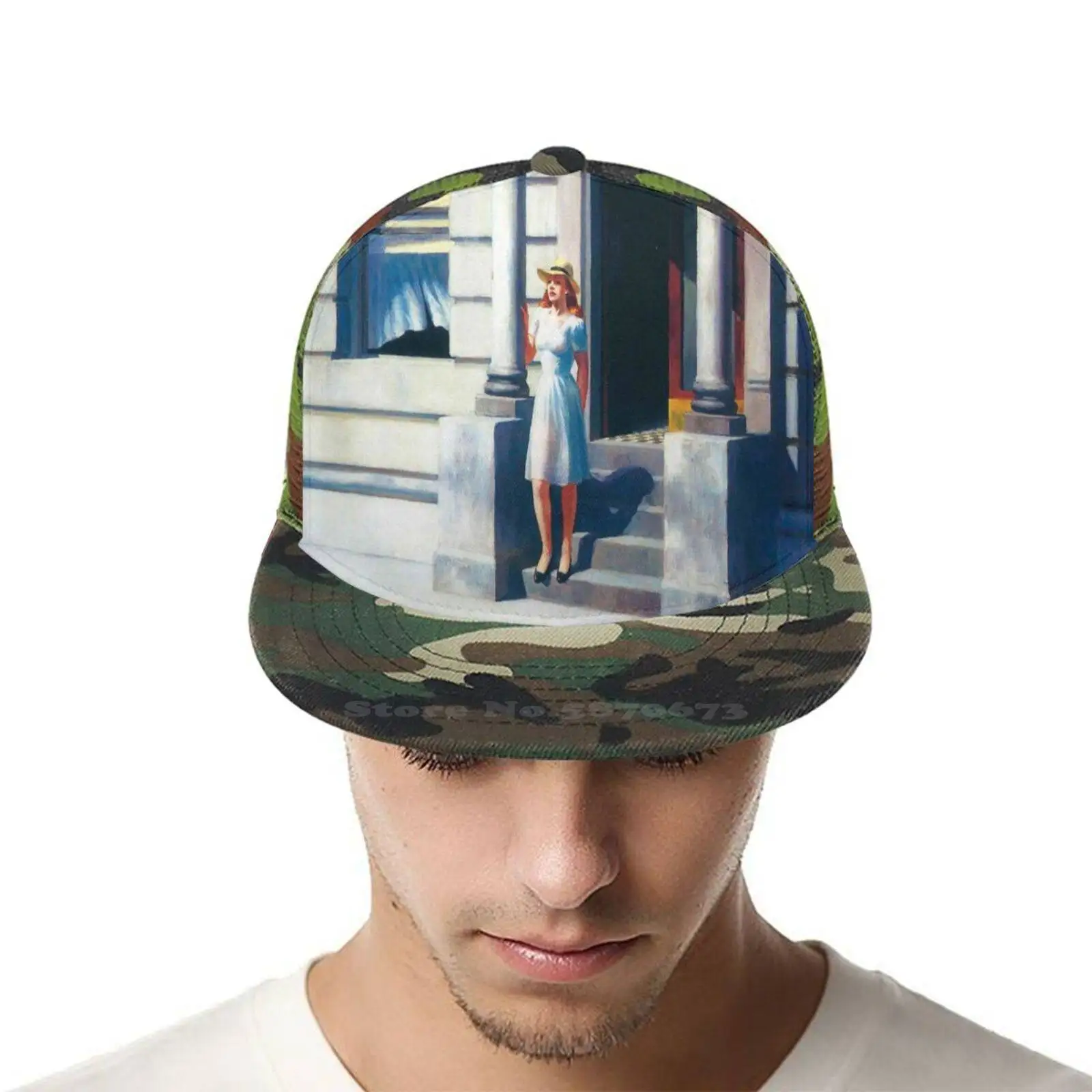 Летняя-Регулируемая Снэпбэк Кепка в виде Эдварда бункера летняя Осенняя