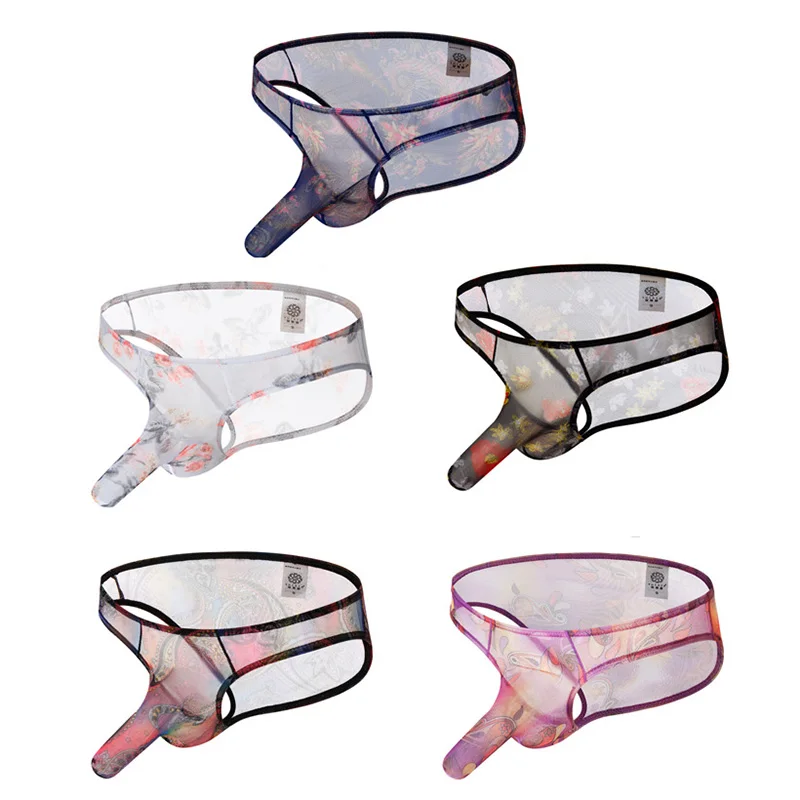 4 шт./лот сексуальное нижнее белье с изображением слона мешочком для пениса
