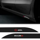 Автомобильная наклейка на дверь и боковую юбку, 2 шт., Виниловая наклейка 5D из углеродного волокна для Mitsubishi Asx Lancer Outlander Sport L200 Expo, автомобильные аксессуары