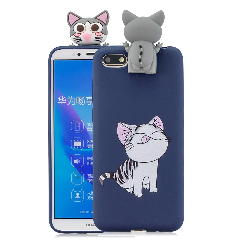Для huawei Y5 2018 чехол Prime 3D &quotКролик&quot &quotМедвежонок&quot Стенд игрушки из