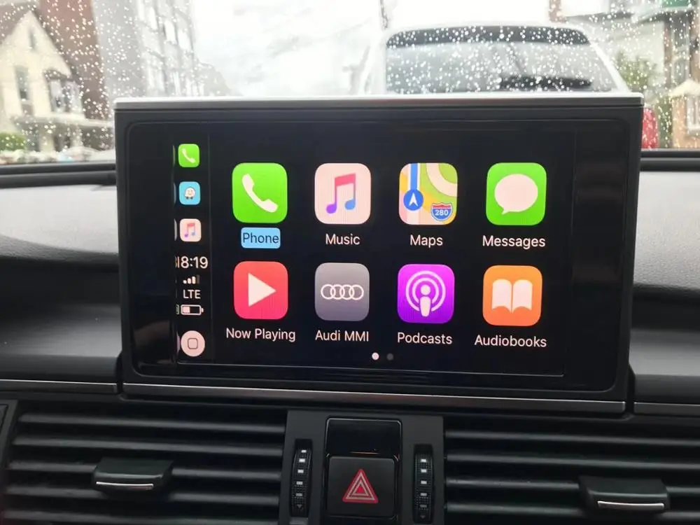 Беспроводной интерфейс CarPlay для AUDI A3 A4 A5 A6 A7 A8 Q5 Q7 оригинальное обновление экрана