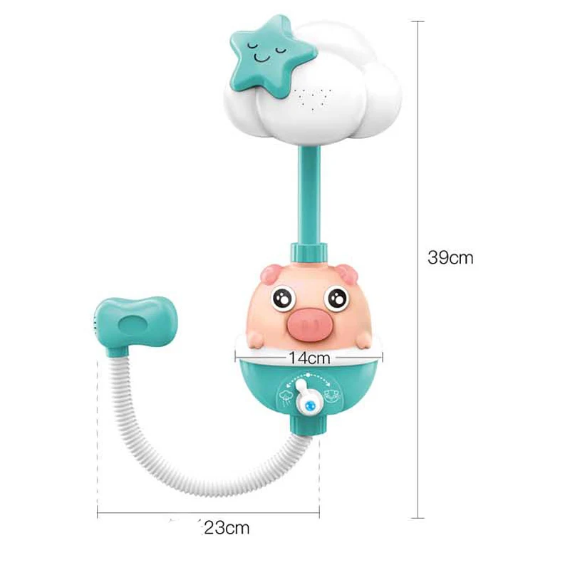 Игрушки для ванны детская водная игра модель животного смеситель душа