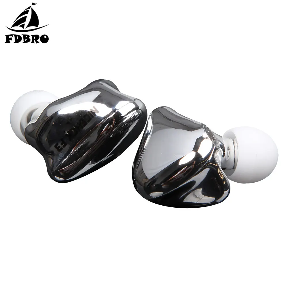 FDBRO Hi-Fi F3 флагманский плоский блок привода + 1BA 1DD 3 гибридные наушники-вкладыши
