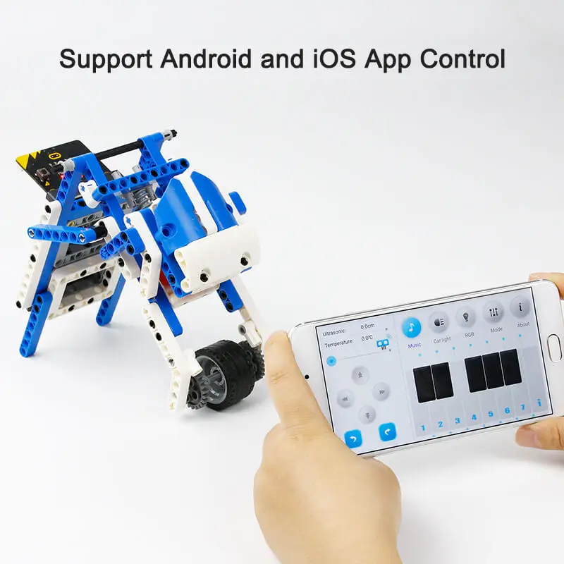 Yahboom 16 in 1 STEM Toys Programmable Robotics Educational Kit Support Python Makecode Programming for Microbit | Игрушки и хобби