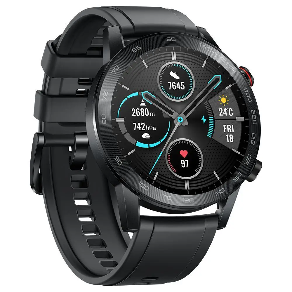 [Free QCY] Оригинальные часы Honor MagicWatch 2 46m GPS Смарт 1 39 дюймов дисплей 5ATM