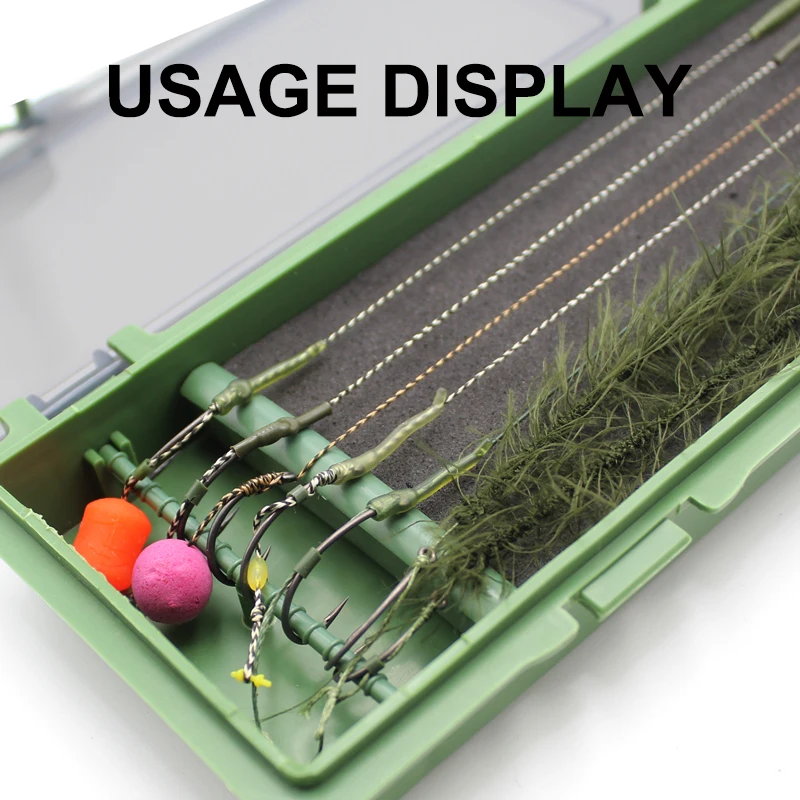 Карповый набор для хранения ригов в кошельке с 20 штырьками и инструментом для волосков.