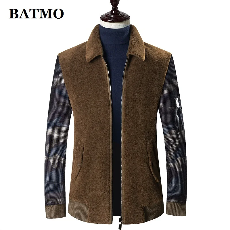 CAMEL Мужские шерстяные куртки BATMO, Новое поступление, толстое шерстяное пальто, большие размеры m-xxxl - Цвет: CAMEL