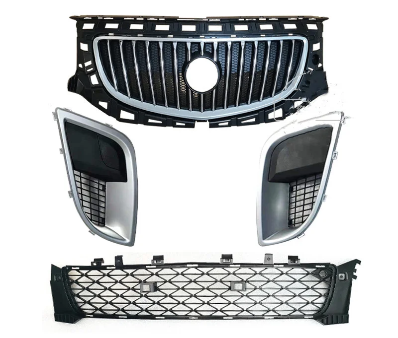 Eosuns Front Bumper Grill for Buick Regal Opel Insignia GS 2009-2016 Radiator grille, Fog Lamp Frame Cover
