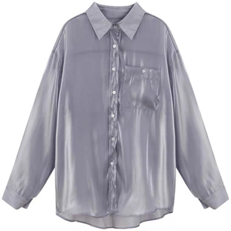 

Super fairy net yarn chiffon sunscreen clothing female summer thin hazy perspective shirt with shawl air-conditioning cardigan