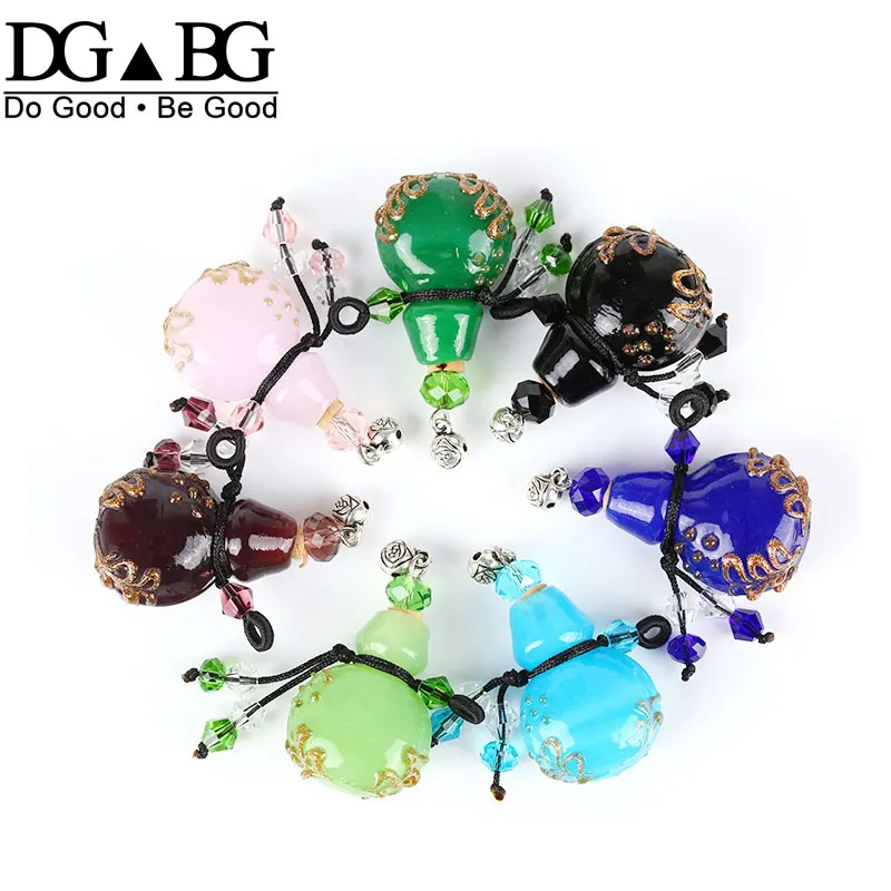 Мини пепла урны шкатулка тыква образный подвеска в форме стеклянной бутылки урна