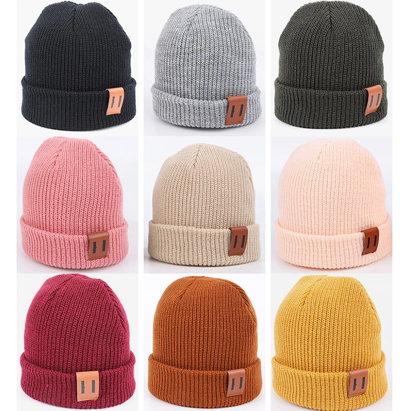 

H:HYDE 9 Colors S/L Baby Warm Winter Hat for Kids Beanie Knit Children Hats for Girls Boys Baby Cap Newborn 1PC