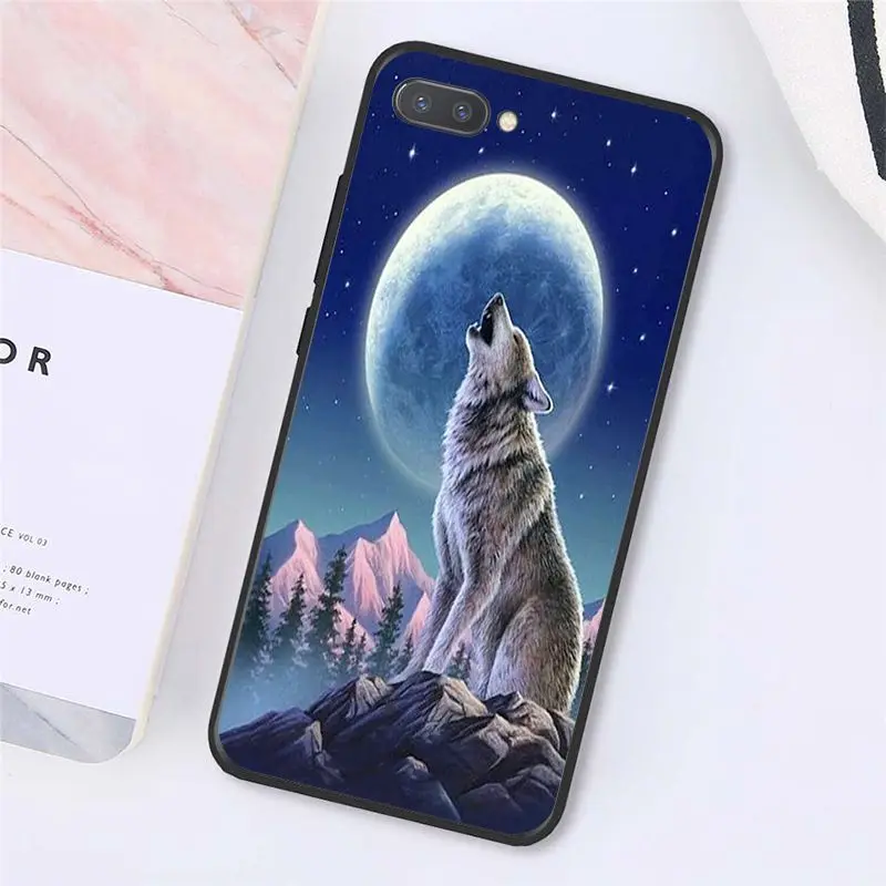 Классический классный хипстерский чехол Babaite с волком для телефона Huawei Honor 8X 9 10 20