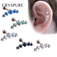 new stainless steel ear studs punk alloy body piercing accessories women fashion jewelry earring gifts