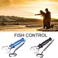 aluminum alloy fish grip fishing control device auto shrink fish nose pliers fishing tool accessories fishing gear supplies 2021