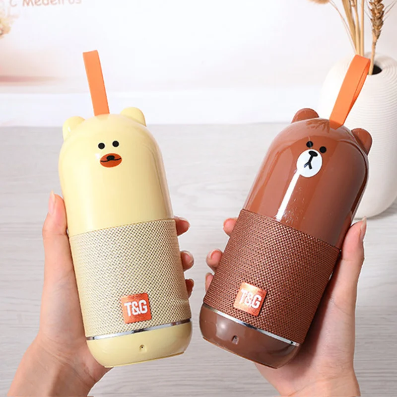 Беспроводной bluetooth динамик милый детский в форме животных мультяшный