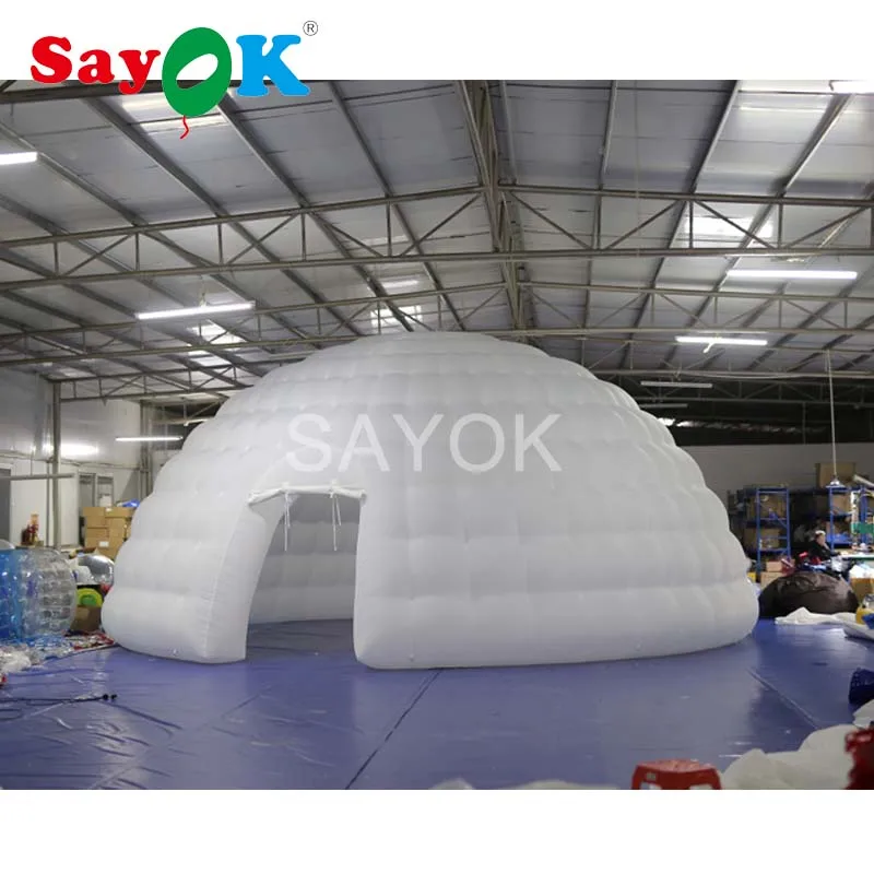 8 м большой надувной купол палатки Надувные Igloo палатки надувные вечерние палатки надувные события Свадебные Палатки