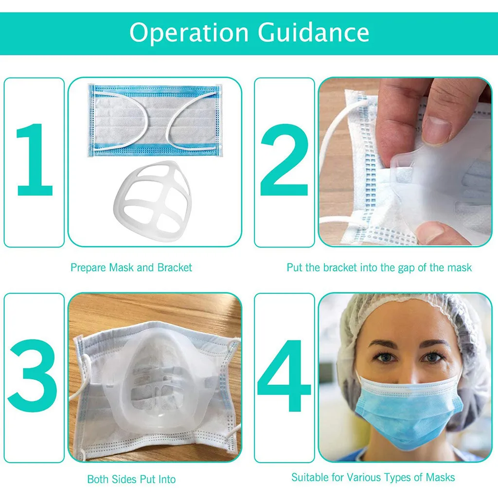Унисекс Многоразовые 3D маски для лица кронштейн моющаяся маска рта отдельная