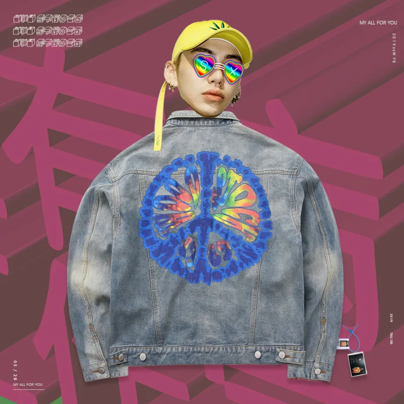 Шикарная свободная Oldschool джинсовая куртка винтажная порт вкус шикарный магазин