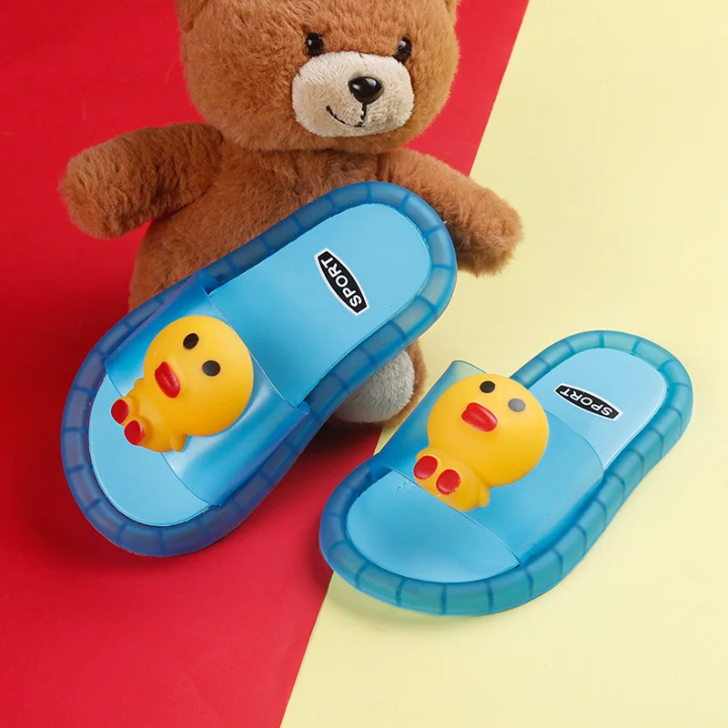 Детские тапочки со светодиодсветильник кой сандалии для ванной детская обувь