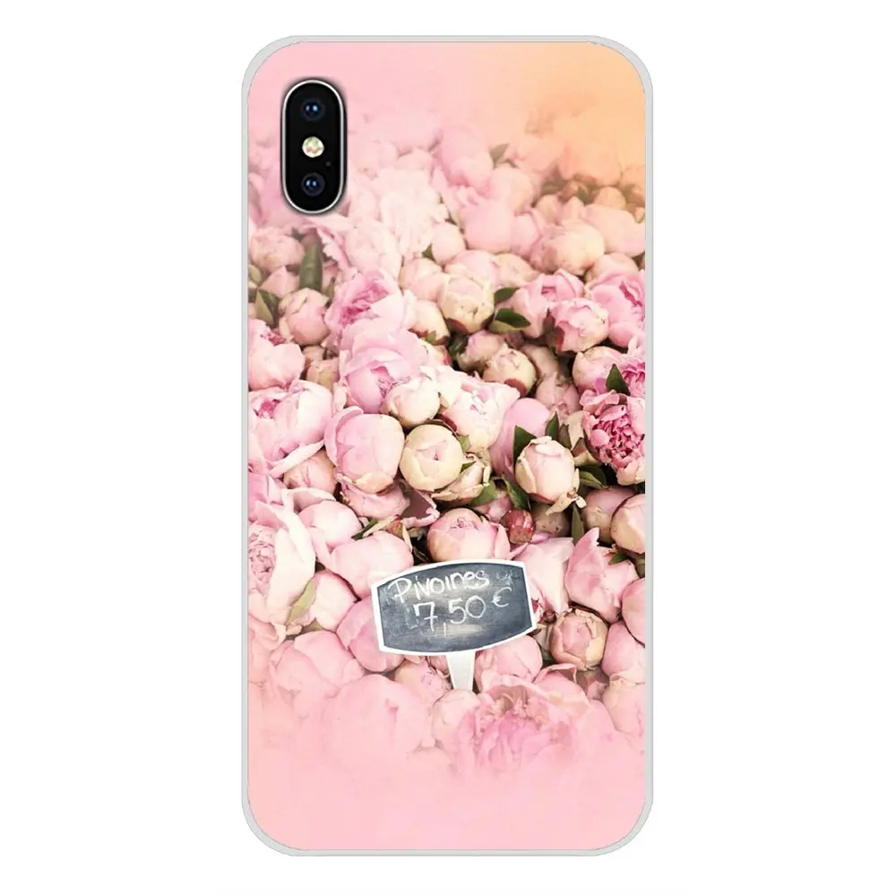 images 8 Для htc один U11 U12 X9 M7 M8 A9 M9 M10 E9 Plus Desire 630 530 626 628 816 820 830 и розовыми цветами пионов силиконовый чехол для телефона чехол - Цвет: images 8