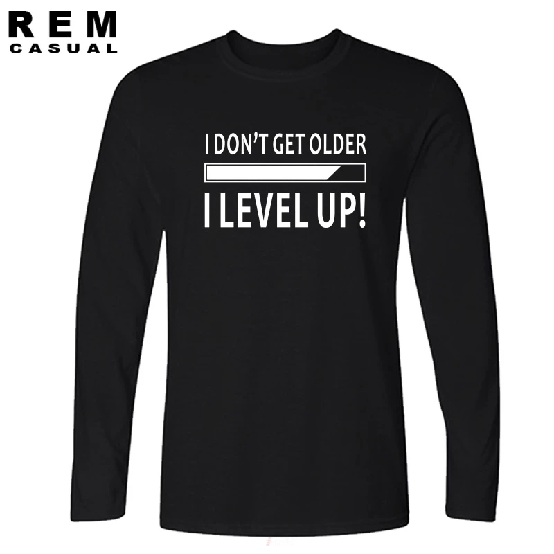 Новинка смешная футболка с надписью I't Get Older I Level Up для любителей игры на день