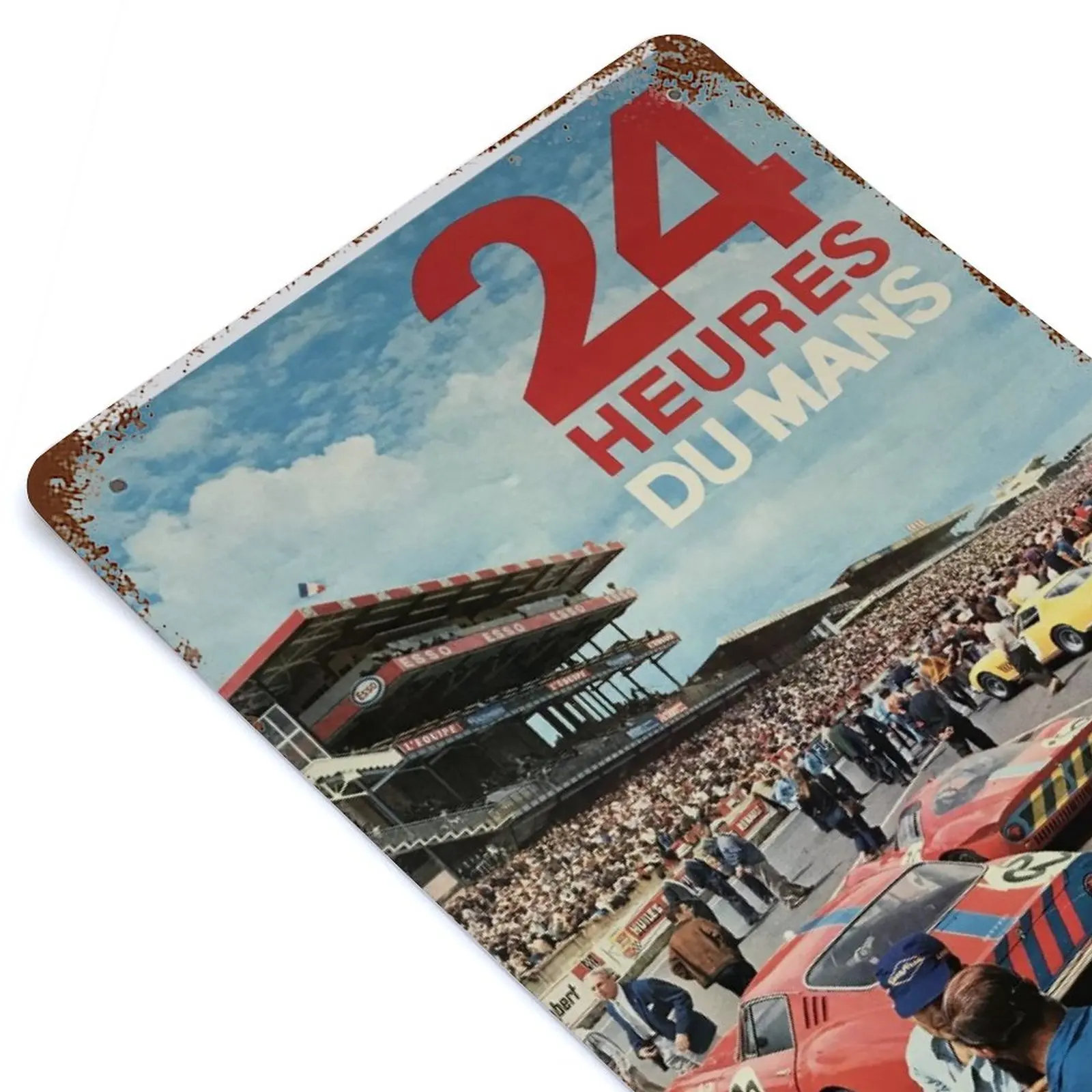 

24 Heures Du Mans 1967 Printed Vintage Metal Poster Home Pub Bar Garage Wall Decoration Tin Sign Plaque Decor