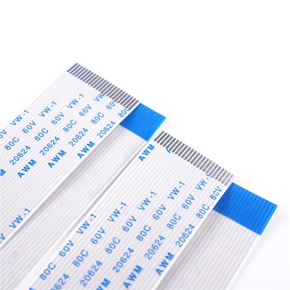 100 шт. FPC FFC Перемычка Гибкий плоский кабель 24 PIN 0 8 мм Шаг тот же Контакт Тип A Длина