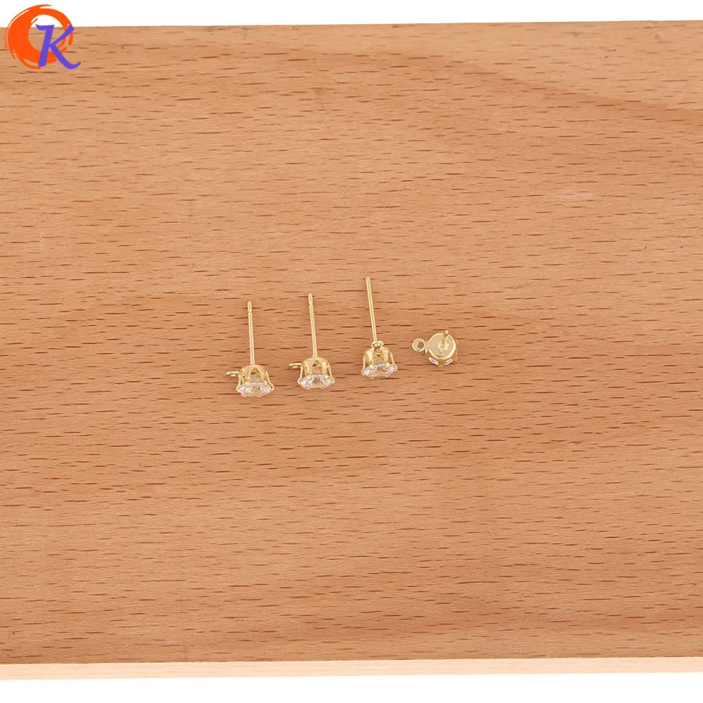 

Cordial Design 200Pcs 5*7MM Jewelry Accessories/Rhinestone Earrings Stud/Claw/Round Shape/Hand Made/DIY Parts/Earrings Making