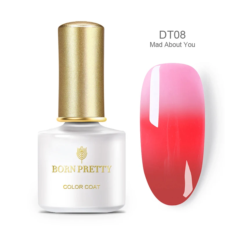 BP-DT08 Термальный гель для ногтей BORN PRETTY 6 мл, меняющий цвет, УФ-Гель-лак для ногтей - Цвет: BP-DT08