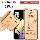 Матовая керамическая пленка для Xiaomi Poco X3 NFC M3 Redmi Note 9 8 Pro 7 9S 10 8T, Защитное стекло для экрана Redmi 9C 9A 5 Plus