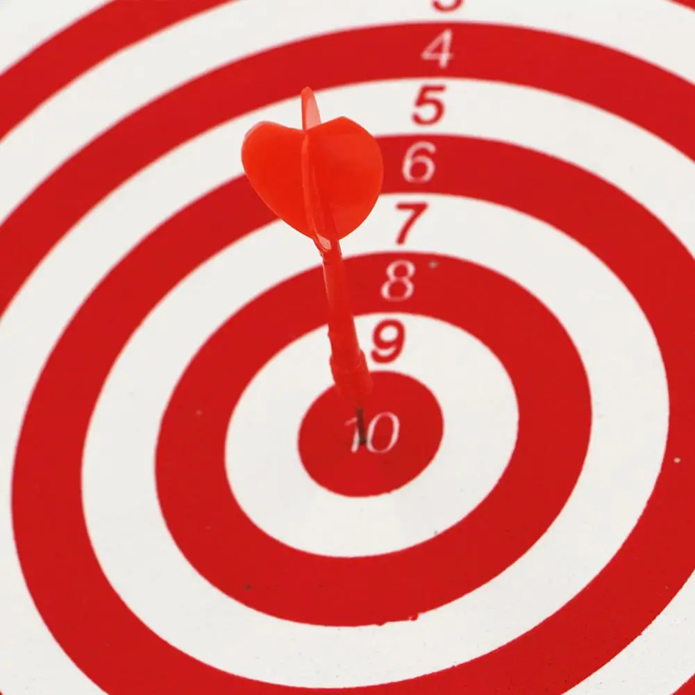

29.5CM Safety Dart Board Game Set Wall Hanging Dual Sides Available Thickened Indoor Outdoor Throwing Game