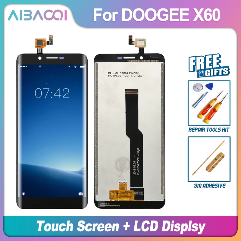 AiBaoQi новый оригинальный 5 дюймовый сенсорный экран + 480x960 ЖК дисплей в сборе Замена