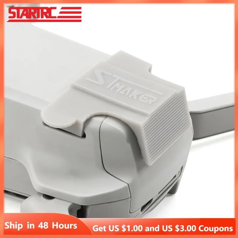 

STMAKER Mavic Mini Battery Protective Cover Anti-proof Holder Mount For DJI Mini 2 / Mini SE Drone Protector Accessories
