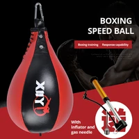 adult punching ball inflatable boxing speed ball raising reaction training pear ball muay thai boxer sandbag punching bag