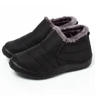 Мужская обувь для мужчин, водонепроницаемые зимние ботинки, теплые плюшевые ботинки унисекс, нескользящая обувь размера плюс 47 человек