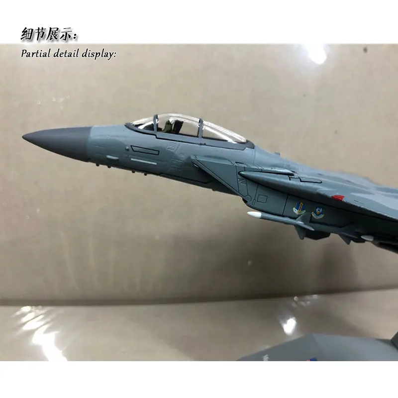 AMER 1/100 масштаб военная модель игрушки USAF F-15A F15 Истребитель Eagle литой металлический самолет модель игрушки для сбора/подарка