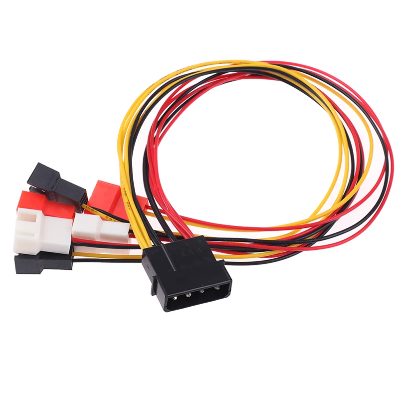 Кабель питания с 4-контактным разъемом Molex на 3-контактный вентилятор 12 в 7 5 кабель