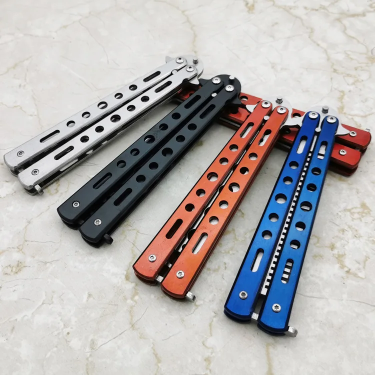 Новый 440C стальной тренировочный нож бабочка Cs Go расческа Balisong Бабочка в ноже без