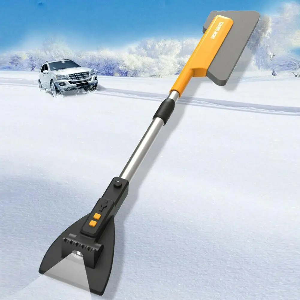 

2 In 1 Car With Shovel With Lights LED Multifunctional Scraping Shovel Winter Brush Car Wash Accessories
