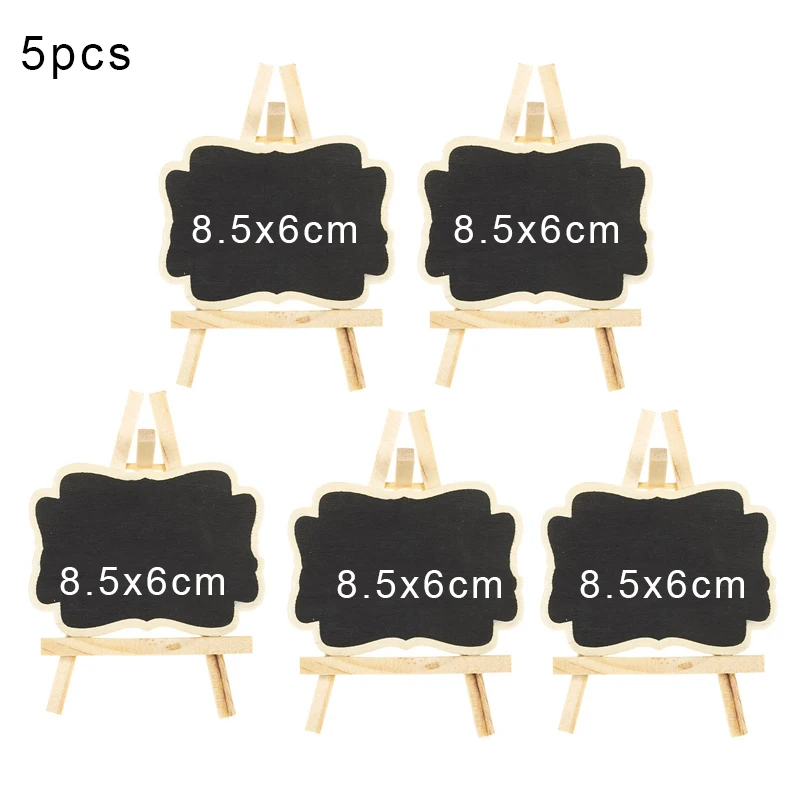5/10 Мини Доска для записей вывесок сообщений нот меловая доска с подставкой