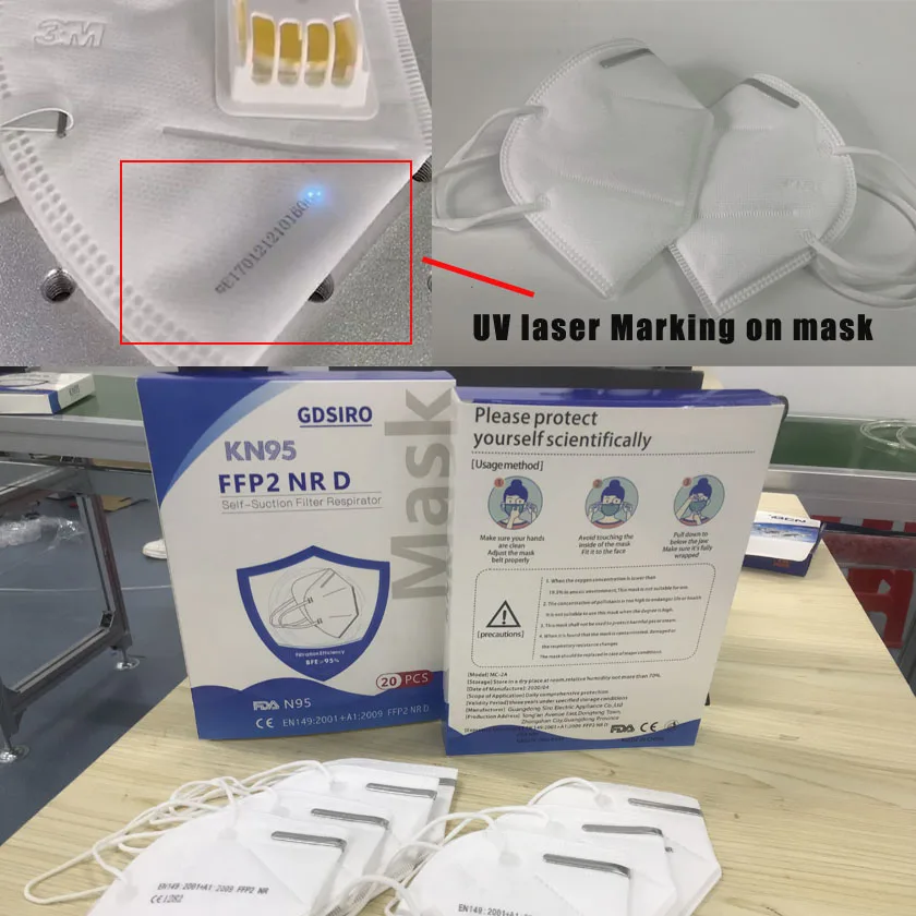 УФ-лазерная маркировочная машина Facemask тайский дракон N95 3 Вт | Инструменты
