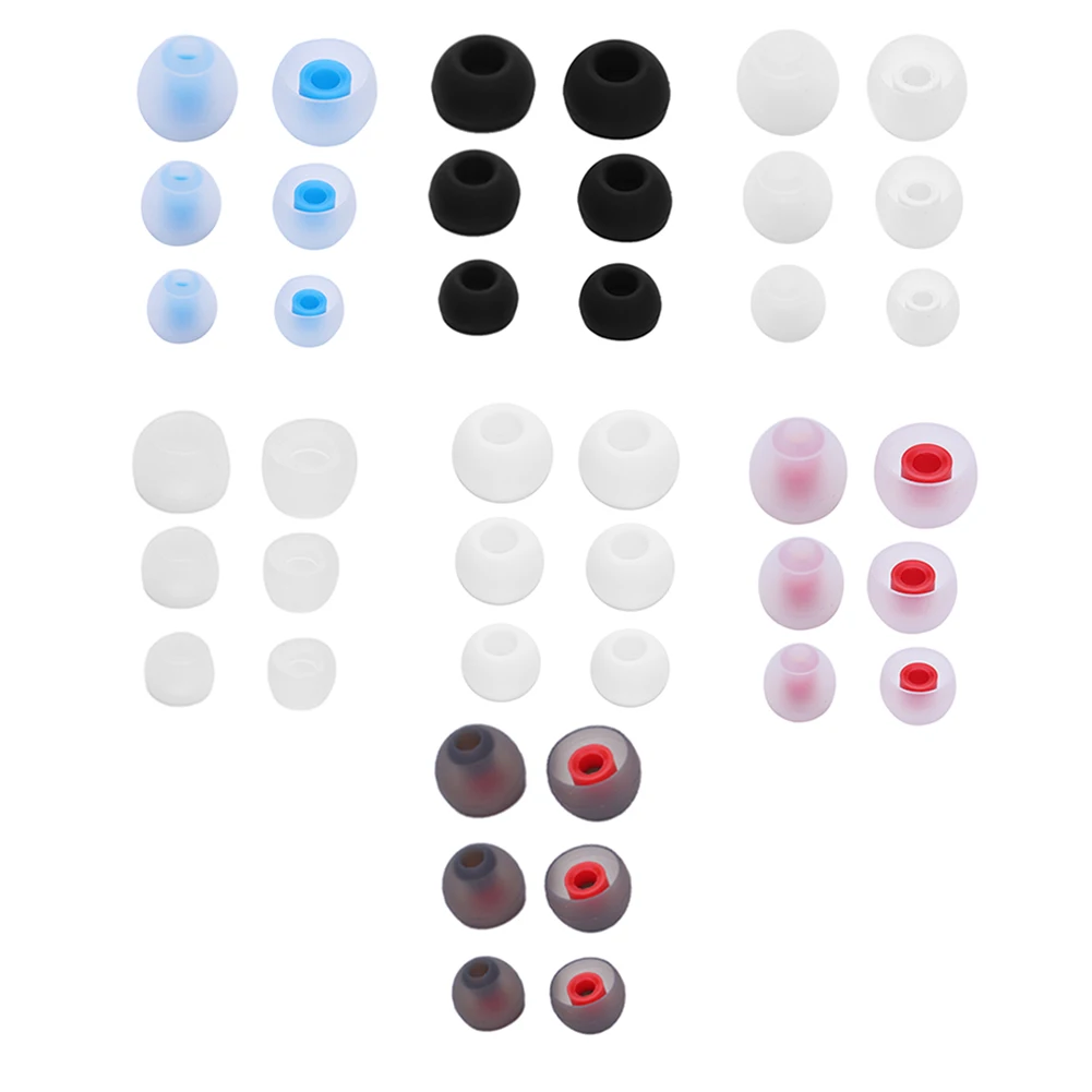 6 шт. беспроводные наушники-вкладыши из мягкого силикона сменные амбушюры для KZ LZ