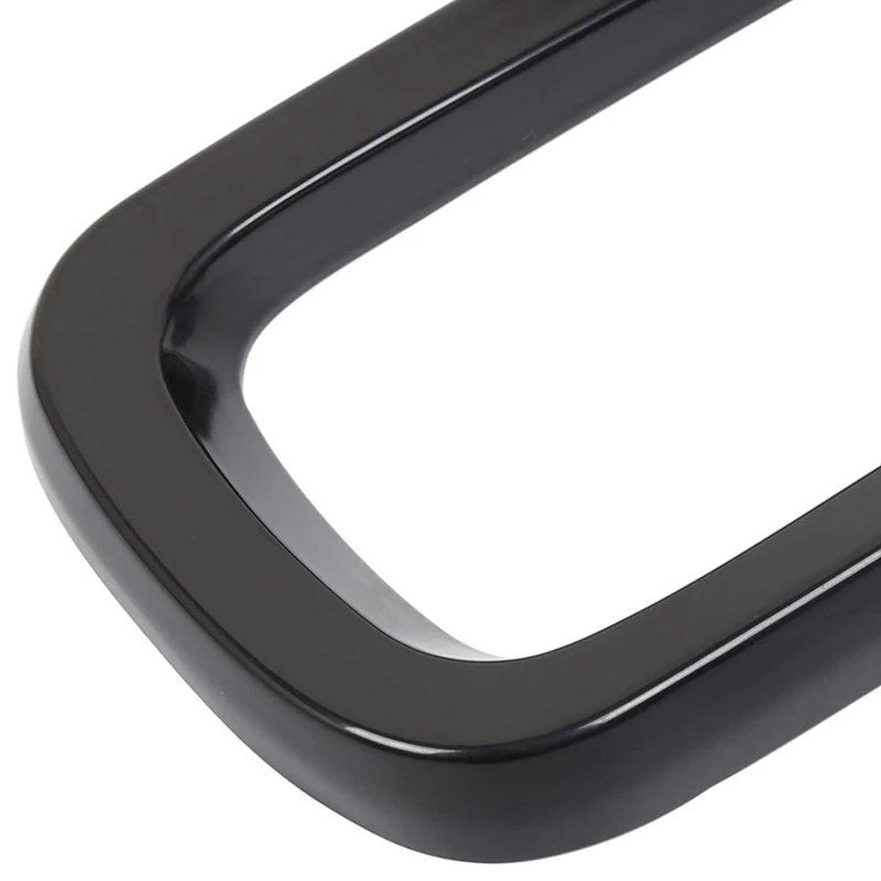 7 шт. яркий черный спереди вставки для радиаторной решетки липкий гриль рамка