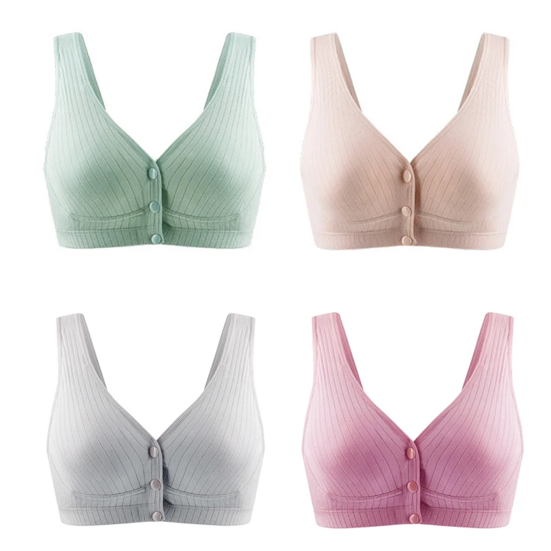 

Wirefree Nursing Clothing Cotton Breastfeeding Bra for Pregnant Women Pregnancy Breast Sleep Underwear Soutien Gorge Allaitement