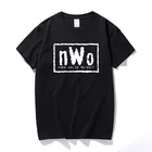 Новая футболка с мировым заказом, Мужская Уличная футболка NWO, борцовка, Халк, Хоган, Скотт, холл, Кевин Нэш, хлопковая футболка с коротким рукавом