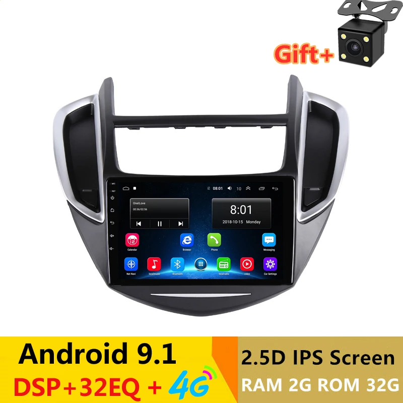 9 &quotАвтомобильный dvd плеер на основе Android GPS для Chevrolet TRAX 2013 2014 2015 аудио Радио