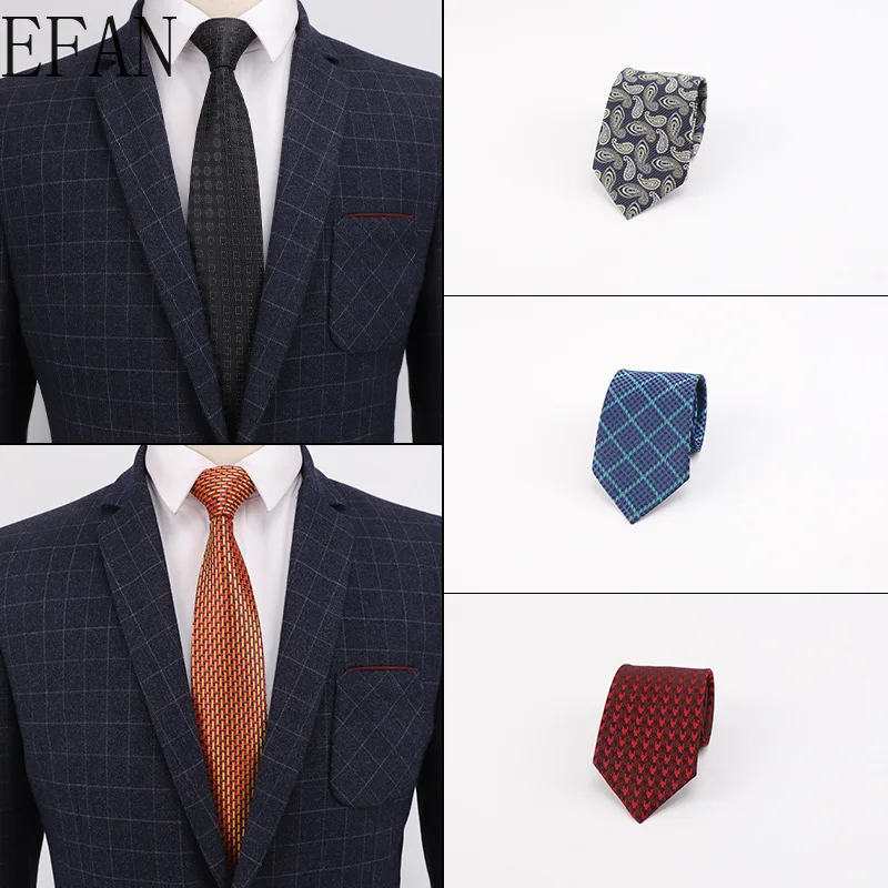 Классический галстук для мужчин 8 см роскошный полосатый в клетку деловой