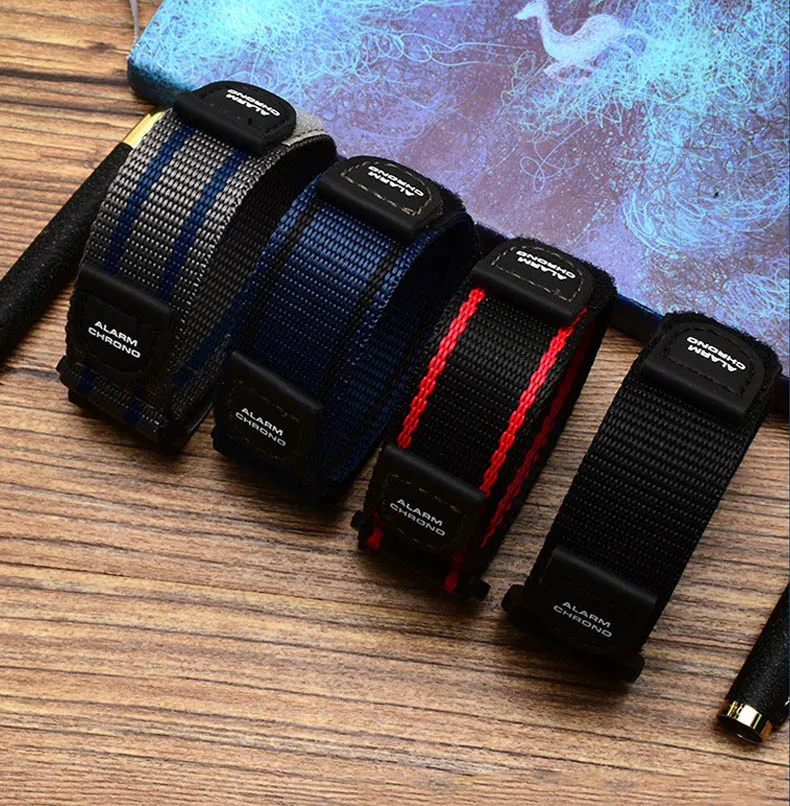 18 мм 20 спортивный нейлоновый ремешок для часов galaxy watch Active 2 G shock seiko Gear sport